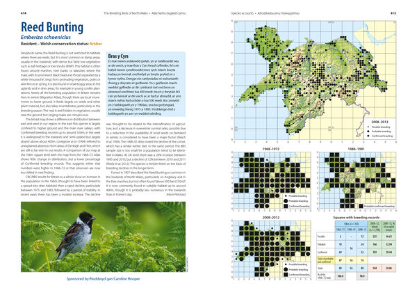 Sample spread from The Breeding Birds of North Wales