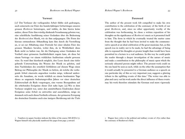 Sample spread from Richard Wagner’s <em>Beethoven</em> (1870): A New Translation