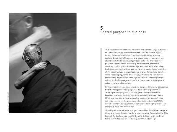 Sample spread from Business as an Instrument for Societal Change: In Conversation with the Dalai Lama