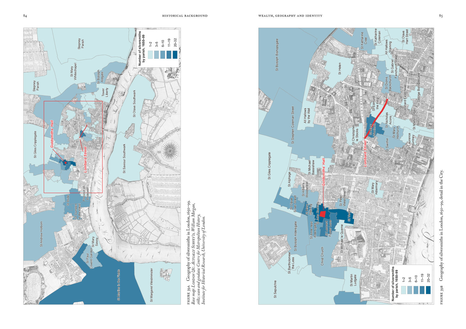 Sample spread from Silversmiths in Elizabethan and Stuart London: Their Lives and Their Marks