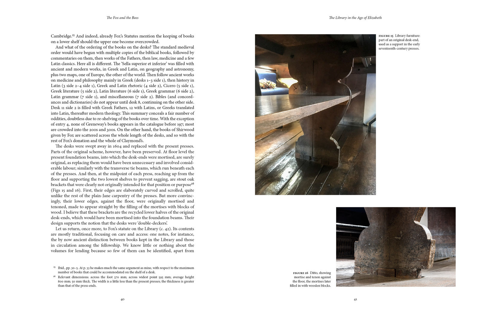 Sample spread from The Fox and the Bees: The Early Library of Corpus Christi College, Oxford